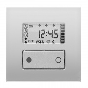 Накладка электронного таймера 201TE "Комфорт" Jung LS Алюмний