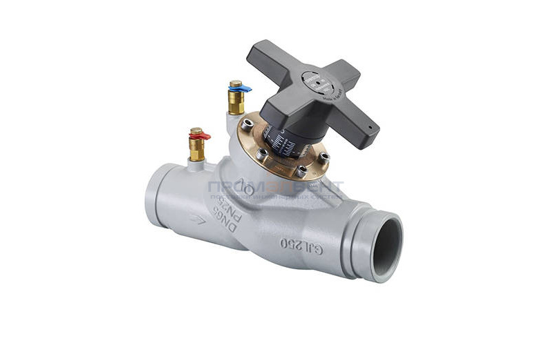 Вентиль регулирующий Oventrop Hydrocontrol VGC (25 бар) - Ду65 (с желобами 73,0 мм для соед.муфт)