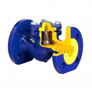Клапан обратный подьемный Zetkama 287F - Ду50 (ф/ф, PN40, Tmax 300°C, исполнение №31)