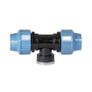 Тройник с переходом на внутреннюю резьбу UNIDELTA 1007 - 40 x 1" (винтовой, для труб ПНД)