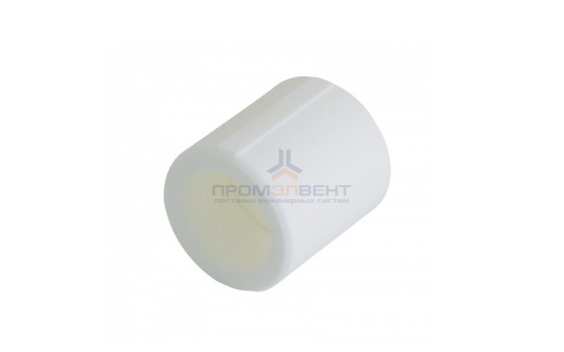 Муфта KALDE - 63 (для полипропиленовых труб под пайку, цвет белый)