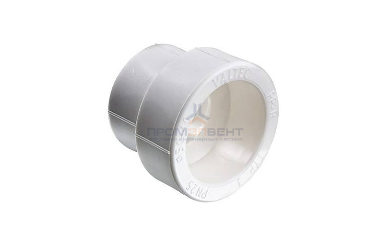 Муфта редукционная VALTEC VTp.705 - 40 x 32 (для полипропиленовых труб под пайку, цвет белый)