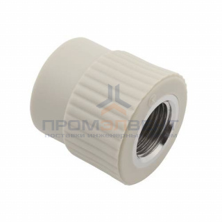 Переход на внутреннюю резьбу FV-Plast - 25 x 1/2" (для полипропиленовых труб, цвет серый)