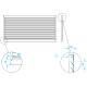 Вентиляционная решетка декоративная для клапана дымоудаления РКДМ