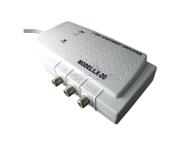 Усилитель квартирный 47…862 МГц G2 х 16 дБ выходной уровень: 2 х 93 дБмкВ (2 канала)