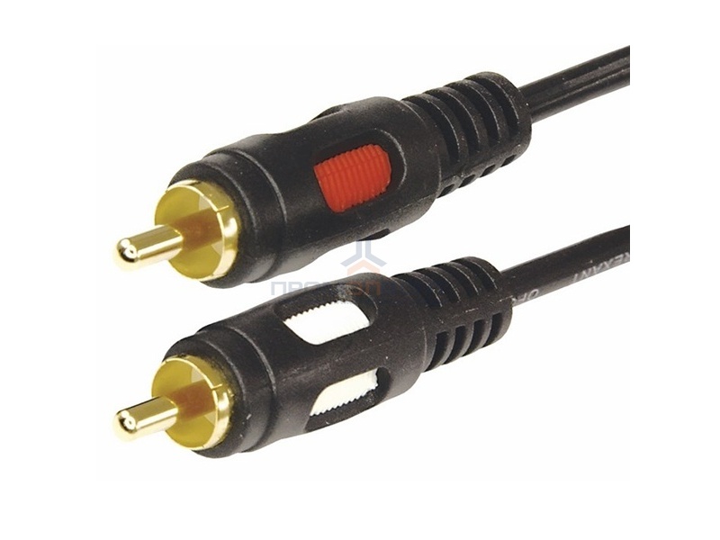 Шнур 2RCA Plug-2RCA Plug 10М GOLD