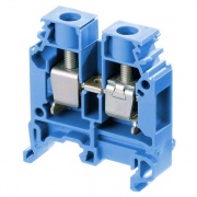 Клеммник ABB М10/10 N на DIN-рейку 10мм.кв. синий